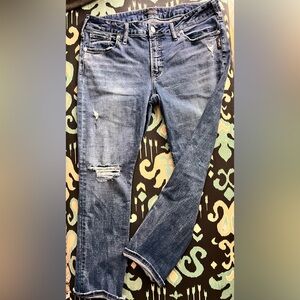 Women’s Silver Elyse Capri